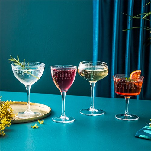 Art Deco Martini Glass 230ml
