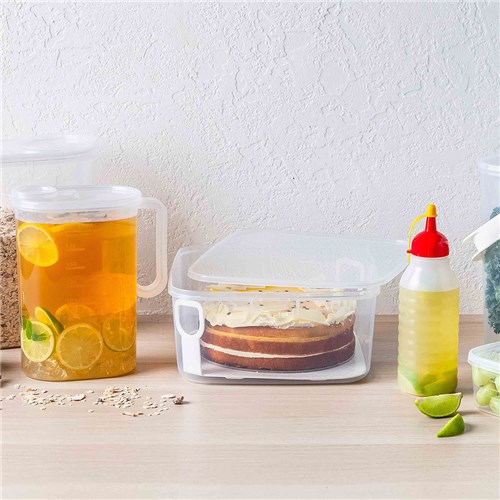 Tellfresh Square Container With Cake Lifter 6L 262x262x120mm Decor