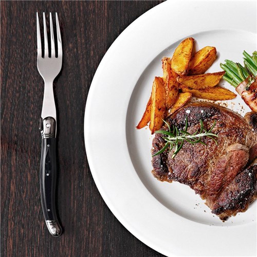 Etiquette Stainless Steel Teaspoon Black Marble Look 