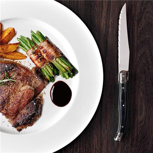 Etiquette Stainless Steel Teaspoon Black Marble Look 