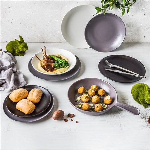 Neo Fusion Coupe Plate Stone Grey 270mm 