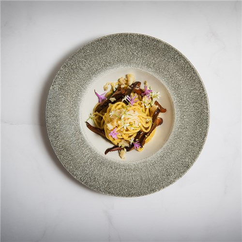 Raku Coupe Plate Quartz Black 217mm Churchill