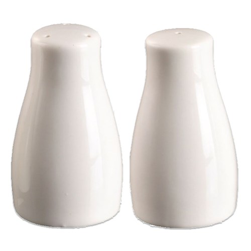 Basics Cafe Salt & Pepper Shakers White ZF100104