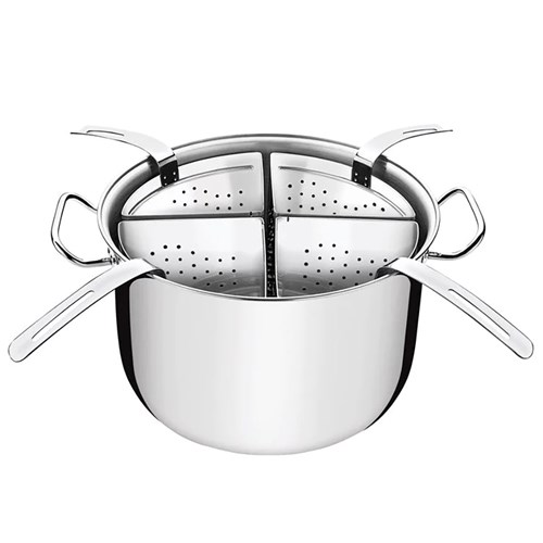 Stockpot With 4 Pasta Inserts 13.5L