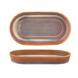 Urban Loft Oval Serve Platter 180X100x25mm Auburn