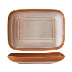 Urban Loft Rect Serve Platter 365X270x50mm Auburn