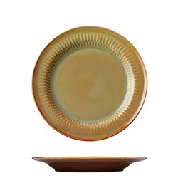 1076334 - Cottage Rnd Rim Plate 210Mm Cinnamon