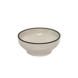 1076365 - MOD RND BOWL 160MM 630ML DUSTED WHT