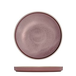 1076380 - Mod Round Plate Smokey Plum 200mm