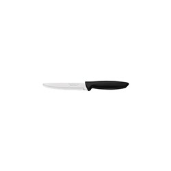 1438005 PLENUS STEAK KNIFE 127MM SERR WIDE BLK