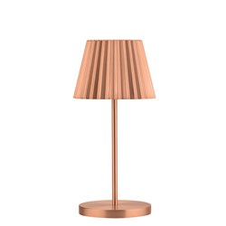 1814242 DOMINICA LED CORDLESS LAMP BRONZE 120X260MM