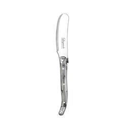 Etiquette Stainless Steel Pate Knife White Marble Look 