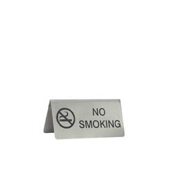 Stainless Steel No Smoking A Frame Sign Black/ Silver 100mm 