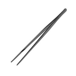 2035064 - TWEEZERS LONG S/S BLACK 304MM