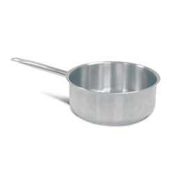Saucepan 1.2Lt 140X80mm W/- Lid S/S Elite