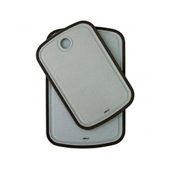 Eco Cutting Board Set of 2 Non Slip with Juice Groove