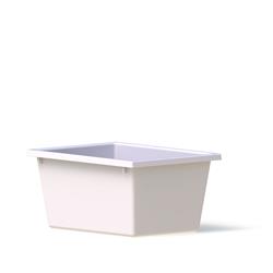 Crate 22.7Lt No.4 Deep White 432X325x211mm A Plus