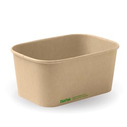 3445823 - BIOBOARD RECT CONTAINER 1000ML KRAFT 50/PKT