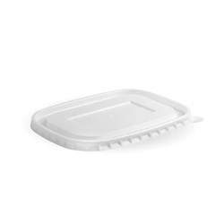 3445825 - BioBoard Rectangular Takeaway Lid CPLA 500-1000ml