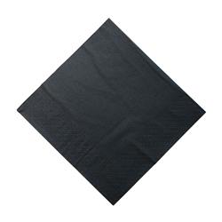 3447700 - 2 Ply Dinner Napkin Black 400mm