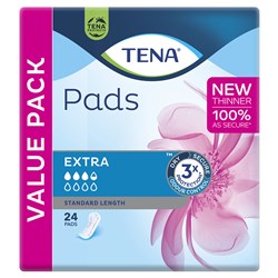 3478004 - TENA PADS EXTRA STANDARD LENGTH (6X12/PKT)