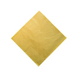 2 Ply Paper Lunch Napkins Gold Yellow 300mm Essentials Collection