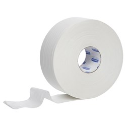 Jumbo Maxi Toilet Rolls White 2ply 300m 3640045