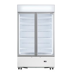 4024060 - Bromic 2 Glass Door Upright Fridge 960L White GM1000LWCAS