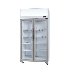 4060704 - Skope 2 Glass Door Fridge White 980L TCE1000