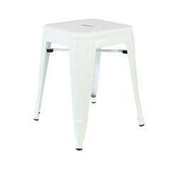 4242302 RIVIERA 450 STOOL WHT 450X390X390MM