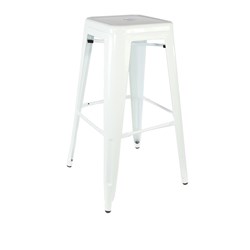 4242310 RIVIERA 750 STOOL WHT 750X430X430MM