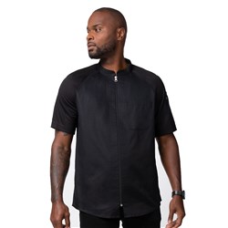 Arcadia Mens Chef Jacket Black Small