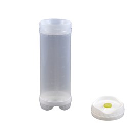 ZZ462028 Portion Pal Bottle & 1-Valve Yellow Cap 473ml 16oz