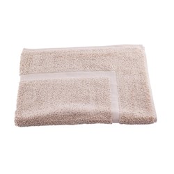 BATH MAT CHEQUERS LINEN 50 X 70CM