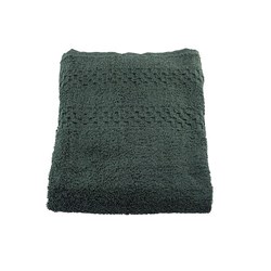 BATH TOWEL CHEQUERS FORREST GREEN 70 X 135CM