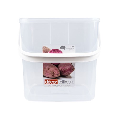 Tellfresh Square Super Storer With Handle 8.5L 235x240x228mm Decor