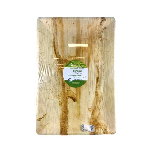 Palm Leaf Rectangle Platter 260mm