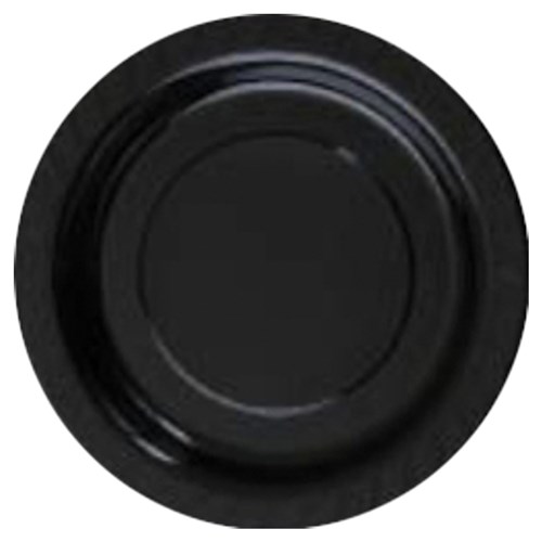 Plastic Plate Black 180mm