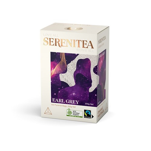 SERENITEA EARL GREY PYRAMID TEA BAGS