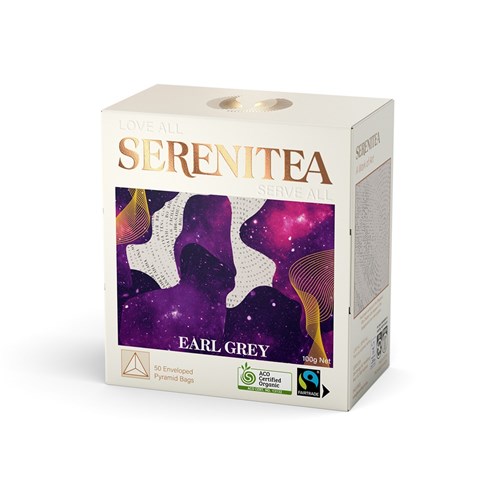 SERENITEA EARL GREY ENVELOPE PYRAMID TEA BAGS
