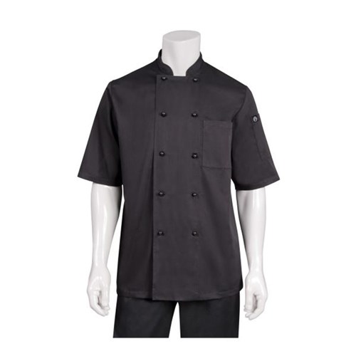5460500 - Canberra Chef Jacket Black Small