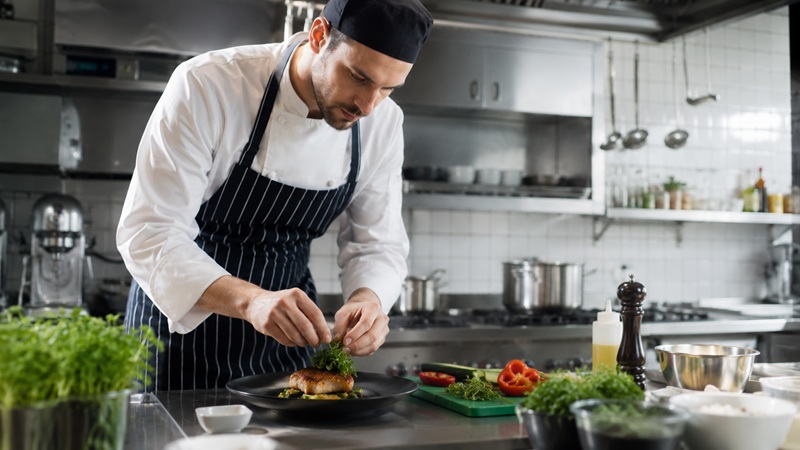chef preparing food