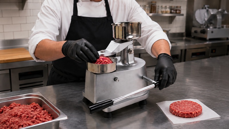 pro equip hamburger press
