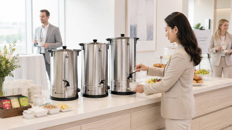 pro equip hot water urns